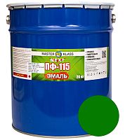 Эмаль ПФ-115 зеленая, 0,9 кг, Мастер Класс